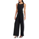 Women's Chaps Wide-leg Jumpsuit, Size: 14, Natural