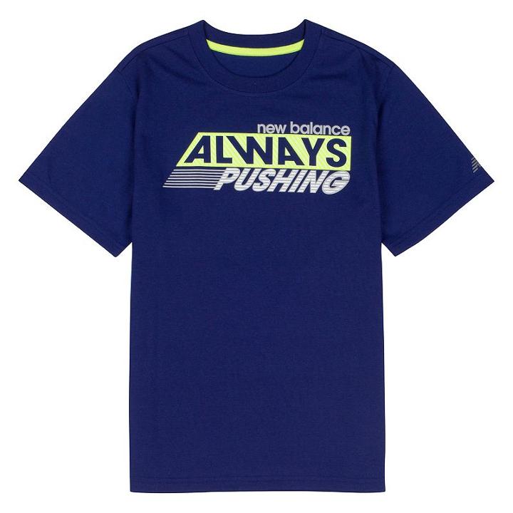 Boys 4-7 New Balance Performance Graphic Tee, Boy's, Size: 4, Dark Blue