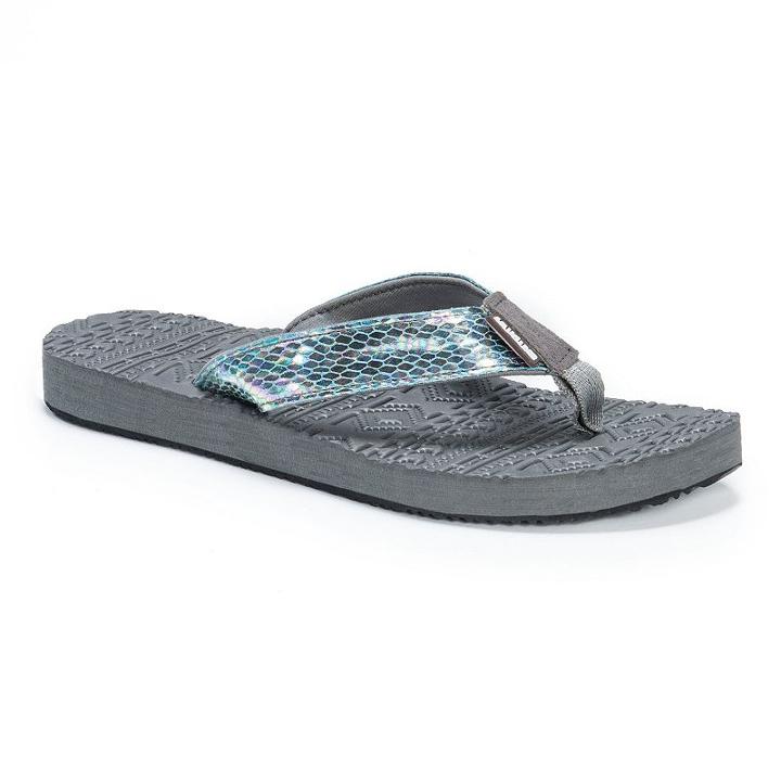 Muk Luks Emma Women's Flip-flops, Size: 8, Blue
