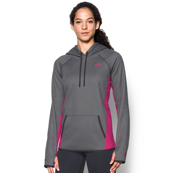 Women's Under Armour Fleece Icon Graphic Hoodie, Size: Small, Grey Other