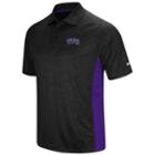 Men's Colosseum Tcu Horned Frogs Wedge Polo, Size: Medium, Grey