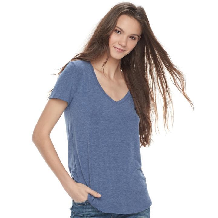 Juniors' So&reg; Perfect Tee, Teens, Size: Xl, Dark Blue