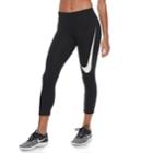 Women's Nike Power Essential Running Capri Leggings, Size: Xl, Grey (charcoal)