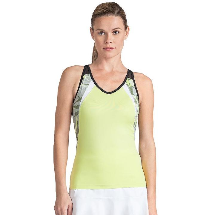 Women's Tail Natalie Racerback Tennis Tank, Size: Medium, Lt Green
