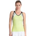 Women's Tail Natalie Racerback Tennis Tank, Size: Medium, Lt Green