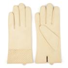 Women's Journee Collection Microfiber-lined Leather Gloves, Size: Xl, Beig/green (beig/khaki)