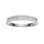 10k White Gold 1/4 Carat T.w. Diamond Ring, Women's, Size: 5
