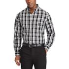 Men's Chaps Classic-fit Stretch Button-down Shirt, Size: Small, Black
