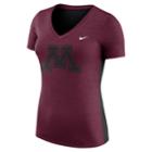 Women's Nike Minnesota Golden Gophers Dri-fit Touch Tee, Size: Xl, Red