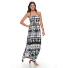 Women's Portocruz Tie-dye Strapless Maxi Cover-up, Size: Large, Ovrfl Oth