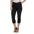 Women's Lee Frenchie Easy Fit Capri Jeans, Size: 4 - Regular, Dark Blue