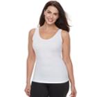 Plus Size Red Hot By Spanx Primers 2-way Tank 10163r, Women's, Size: 1xl, White