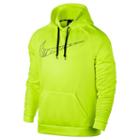 Men's Nike Sequel Therma-fit Fleece Hoodie, Size: Xxl, Drk Yellow