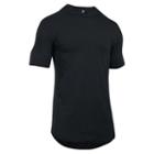 Men's Under Armour Baseline Hooded Tee, Size: Large, Black