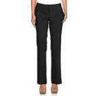 Women's Apt. 9&reg; Torie Curvy Fit Dress Pants, Size: 0, Black
