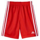 Boys 4-7x Adidas Striped Mesh Shorts, Boy's, Size: 4, Brt Red