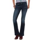 Juniors' Mudd&reg; Low-rise Slim Bootcut Jeans, Teens, Size: 9, Blue