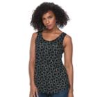Women's Apt. 9&reg; Strappy Tank, Size: Xxl, Oxford