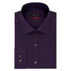 Men's Van Heusen Flex Collar Slim-fit Pincord Dress Shirt, Size: 17-32/33, Drk Purple