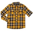 Boys 4-7 French Toast Plaid Roll-tab Button-down Shirt, Boy's, Size: 5, Drk Yellow