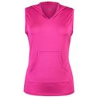 Women's Tail Tennis Life Harlow Sleeveless Hoodie, Size: Large, Brt Pink