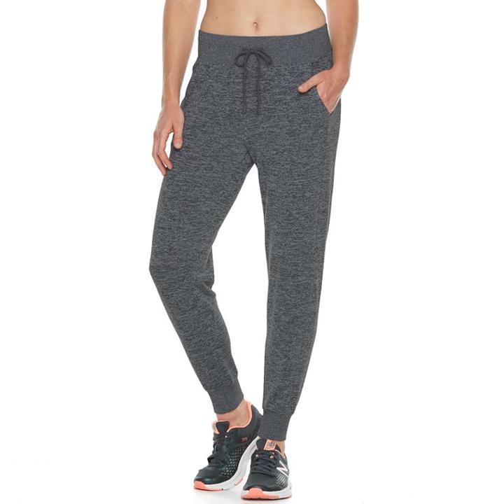 Women's Tek Gear&reg; Knit Jogger Pants, Size: Medium, Turquoise/blue (turq/aqua)
