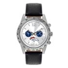 Game Time, Men's Denver Broncos Letterman Watch, Black