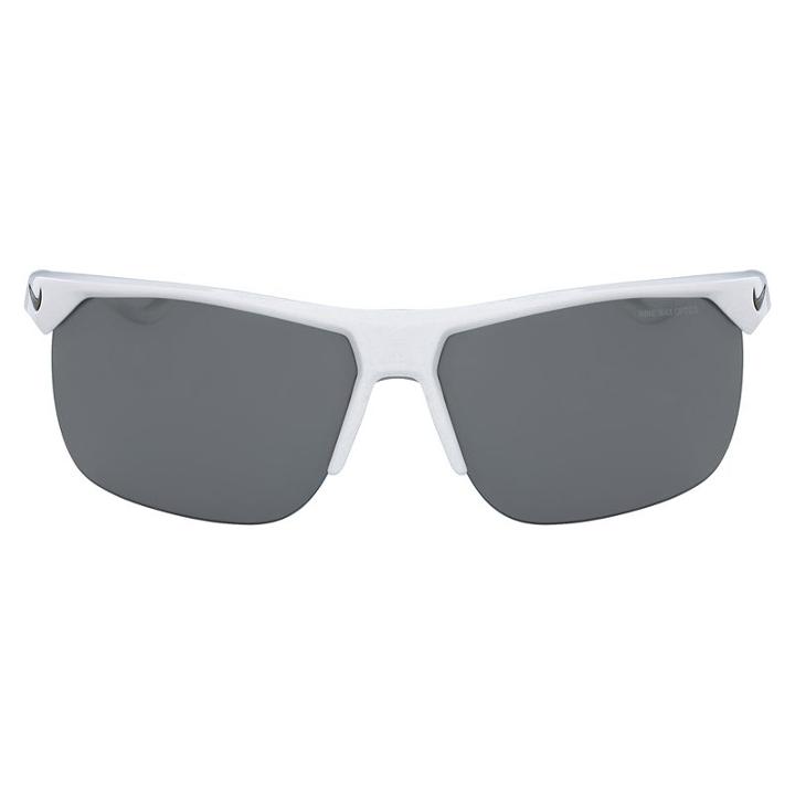 Men's Nike Trainer Semirimless Sport Wrap Sunglasses, White