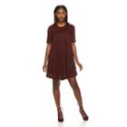 Women's Sharagano Lace A-line Dress, Size: 4, Dark Red