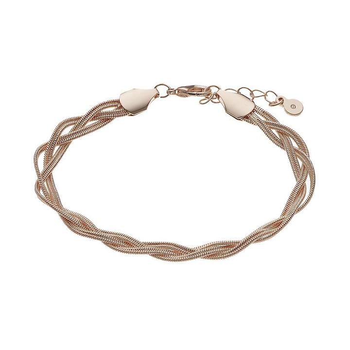 Lc Lauren Conrad Braided Chain Bracelet, Women's, Light Pink