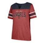 Women's '47 Brand Los Angeles Angels Of Anaheim Match Tri-blend Tee, Size: Large, Red