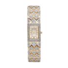 Elgin Women's Cubic Zirconia Heart Watch, Multicolor