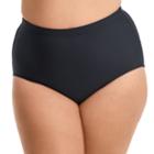 Plus Size Upstream Classic Brief Swim Bottoms, Women's, Size: 22 W, Black