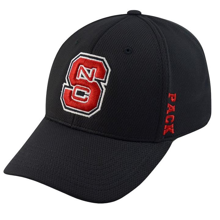 Adult Top Of The World North Carolina State Wolfpack Booster One-fit Cap, Black