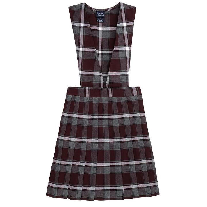Girls 4-20 & Plus Size French Toast School Uniform Plaid Pleated Jumper, Girl's, Size: 12 Plus, Red Other