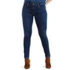 Women's Levi's Curvy Mid-rise Skinny Jeans, Size: 32(us 14)m, Dark Blue