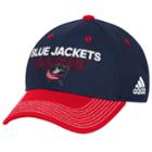 Adult Adidas Columbus Blue Jackets Locker Room Flex-fit Cap, Men's, Size: L/xl (navy)