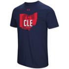 Men's Under Armour Cleveland Indians State Tee, Size: Small, Blue (navy)
