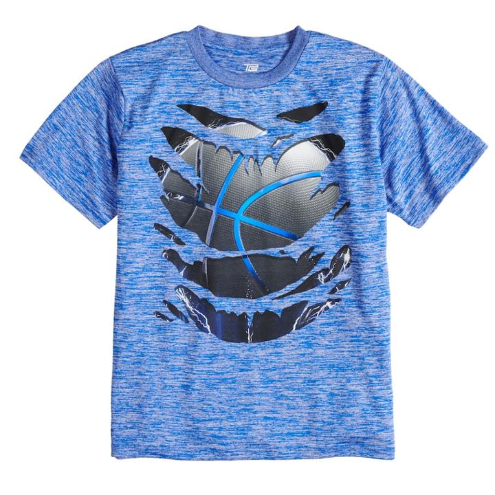 Boys 8-20 Tek Gear&reg; Inner Baller Tee, Size: Medium, Dark Blue