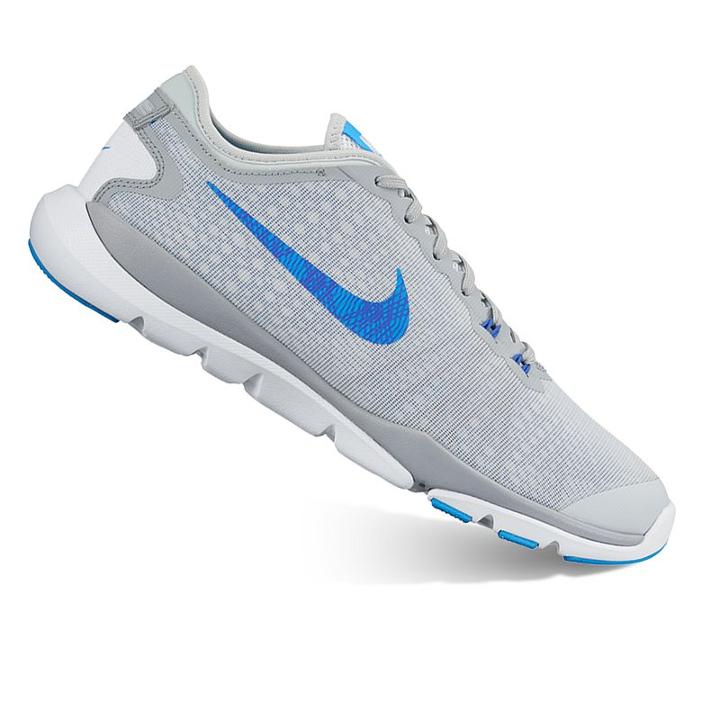 Nike Flex Supreme 4 Print Women's Cross-training Shoes, Size: 8, Silver