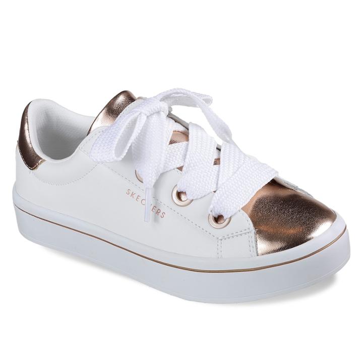 Skechers Street Hi Lites Metal Toes Women's Sneakers, Size: 8.5, White