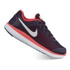 Nike Flex 2016 Rn Pre-school Girls' Running Shoes, Girl's, Size: 1, Drk Purple