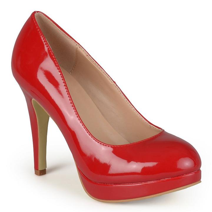 Journee Collection Maddy Women's Platform High Heels, Girl's, Size: 7.5, Red