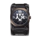 Rockwell Texas A & M Aggies Assassin Leather Watch - Men, Black