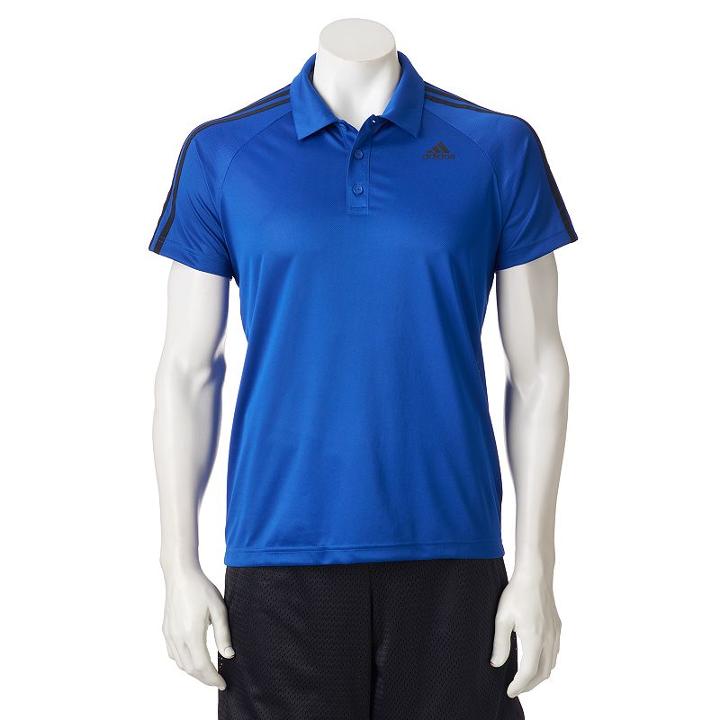 Men's Adidas D2m Polo, Size: Large, Blue
