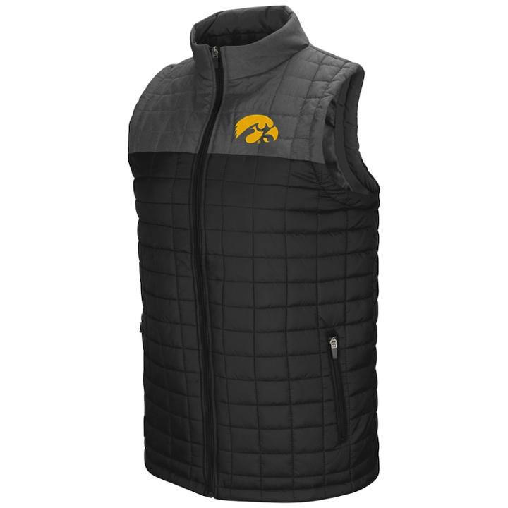 Men's Iowa Hawkeyes Amplitude Puffer Vest, Size: Large, Oxford
