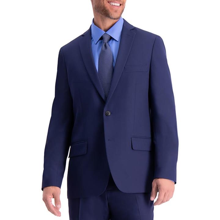 Men's Haggar Active Series Slim-fit Suit Jacket, Size: 36 Short, Blue (navy)