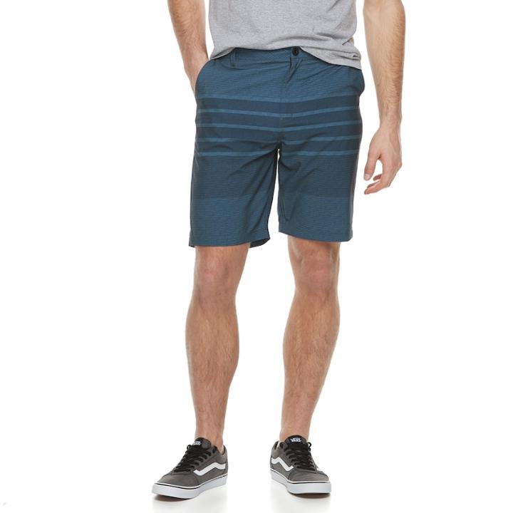 Men's Ocean Current Dotblock Shorts, Size: 34, Med Blue