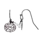 Lc Lauren Conrad Filigree Pumpkin Drop Earrings, Women's, Black