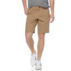 Men's Urban Pipeline&reg; Maxflex Stretch Twill Flat Front Shorts, Size: 33, Med Beige